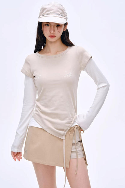 Breathing Aesthetics Rhinestone Blouse