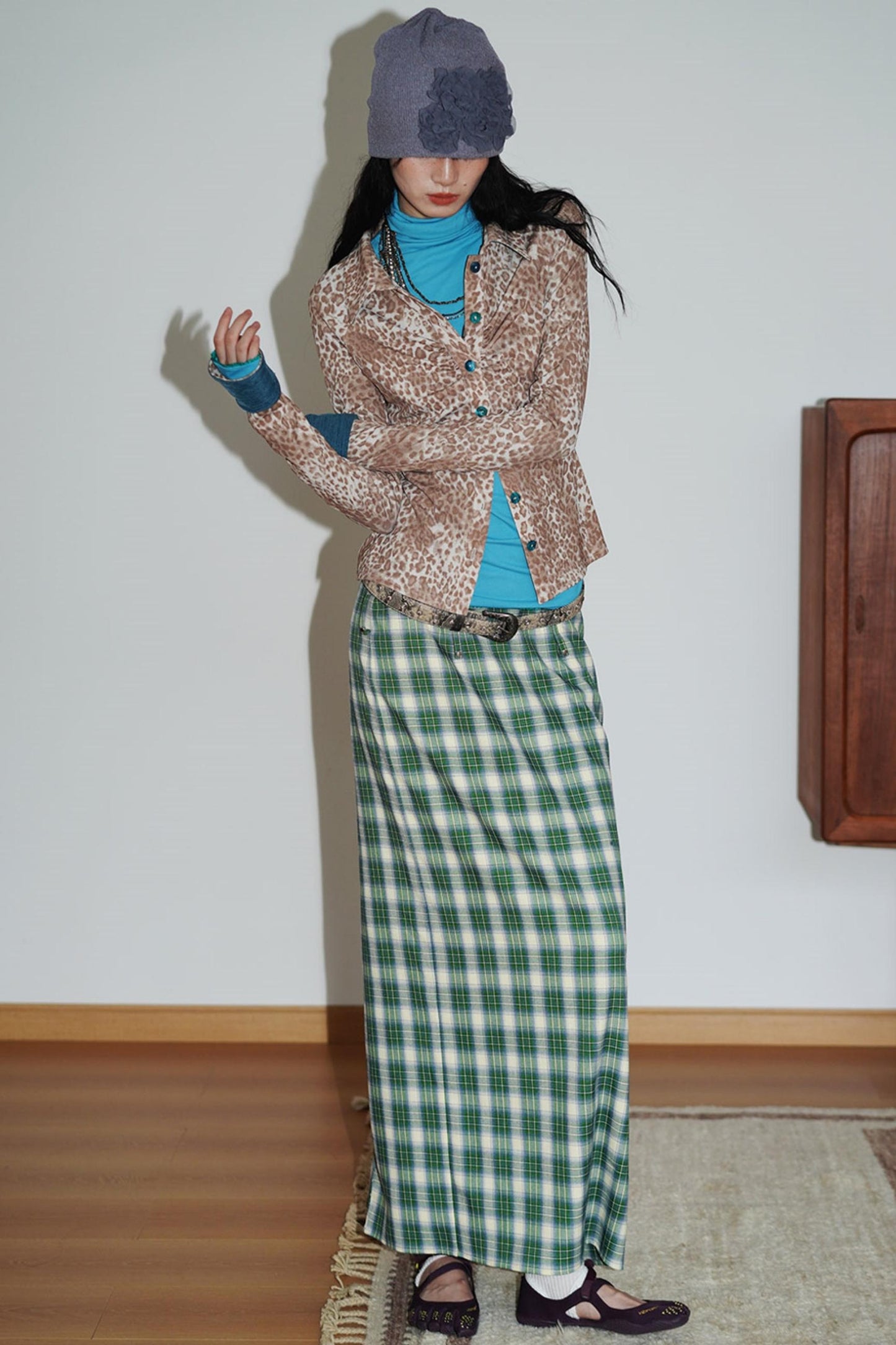 Autumn Leopard Knit Top