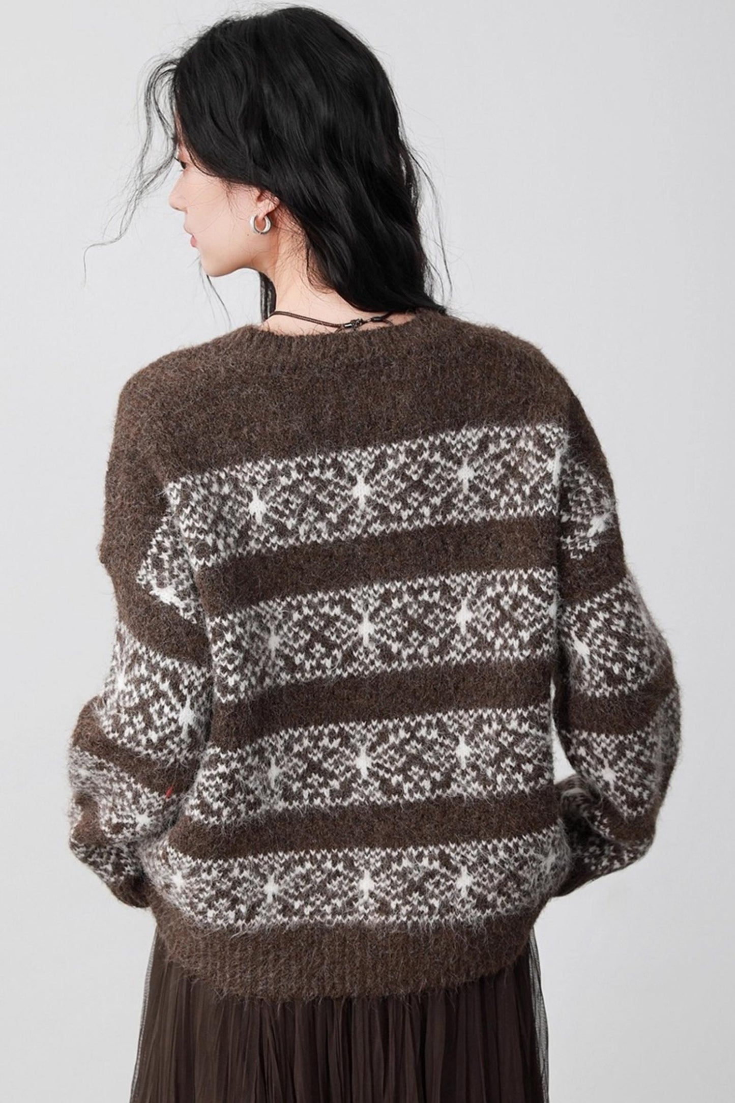 Fair Isle Latte Sweater