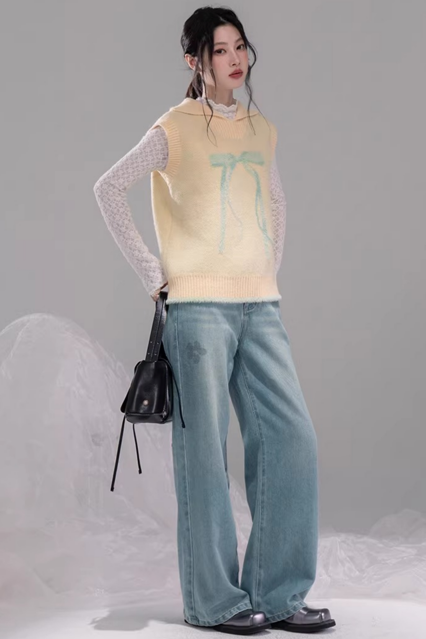 Bright Spring Day Jacquard Vest