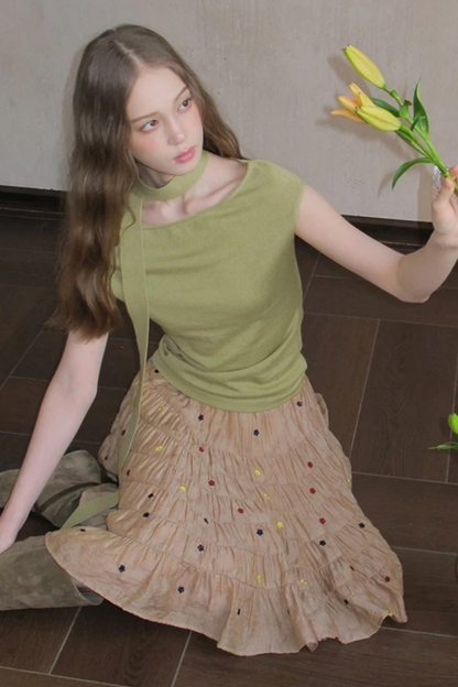 Sparkling Polka Dot Skirt