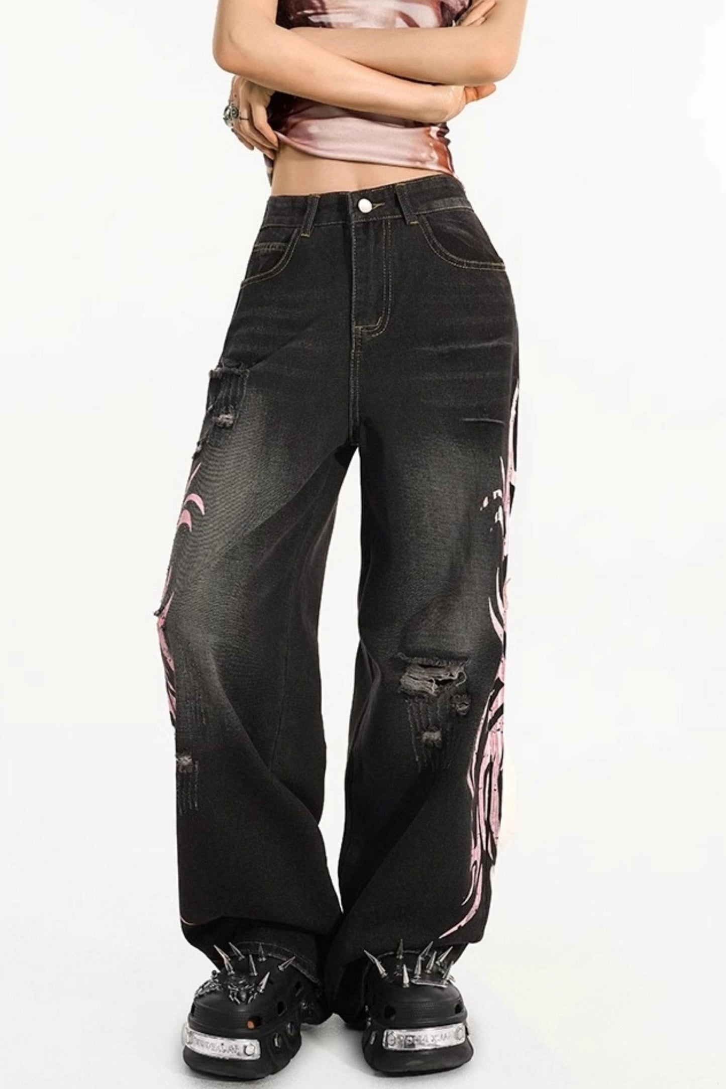Milk Cool Murray Wide-Leg Jeans