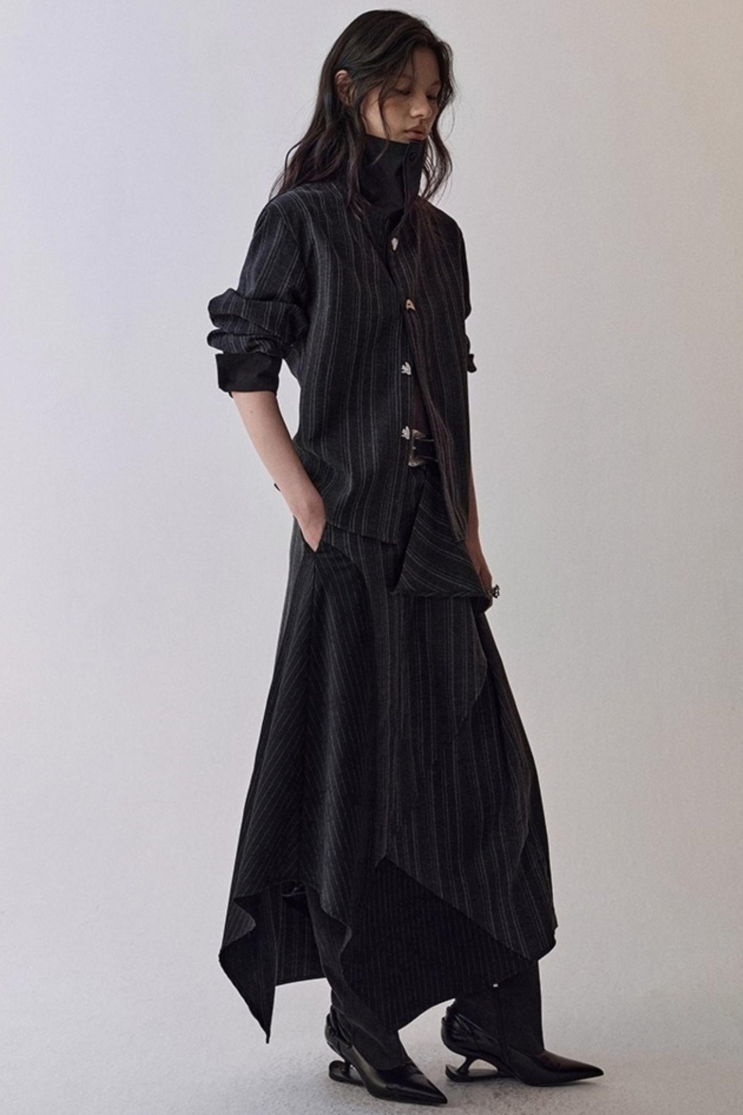 Deconstructed Skirt With Shirt Set-Up