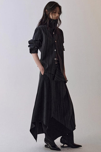 Deconstructed Skirt With Shirt Set-Up