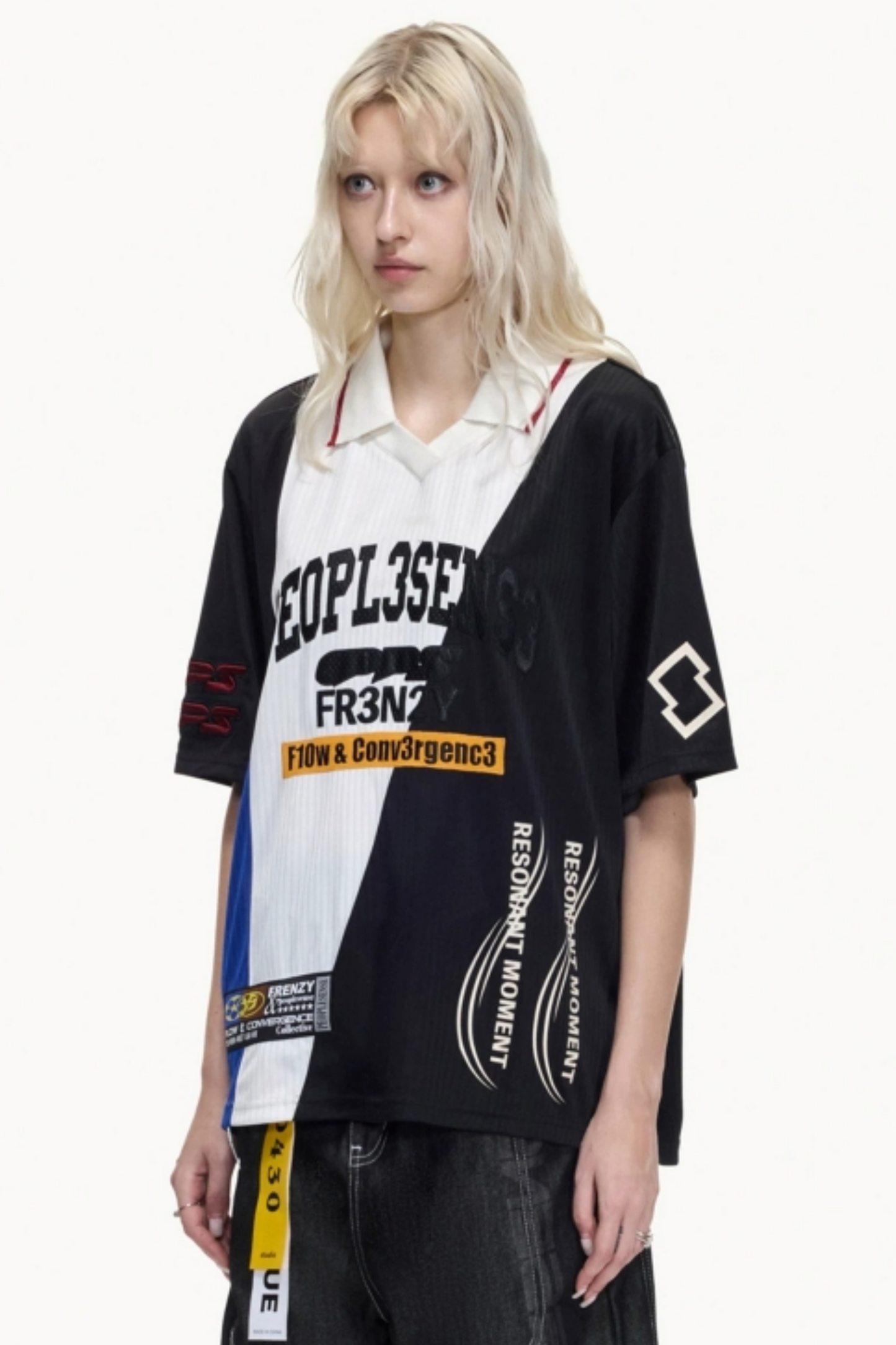 American Jersey Polo Top