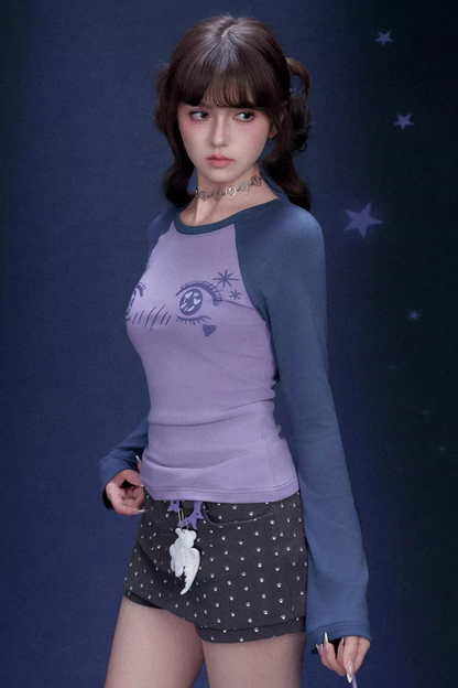 Manga Eye Raglan T-Shirt