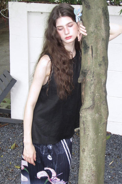 Flora Hemp Pleated Skirt Set-Up