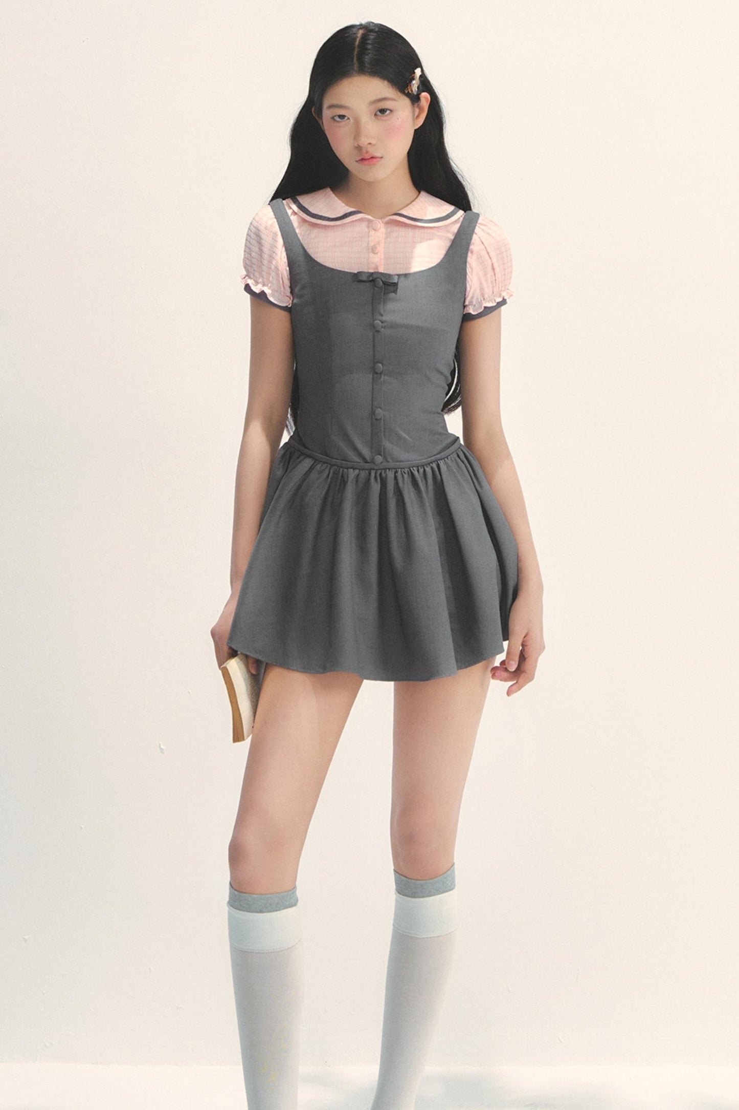 College Patchwork Dress