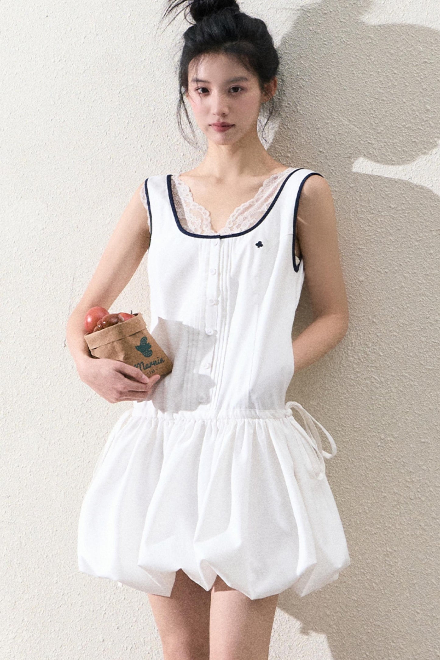 Sleeveless Sporty Flare Mini Dress