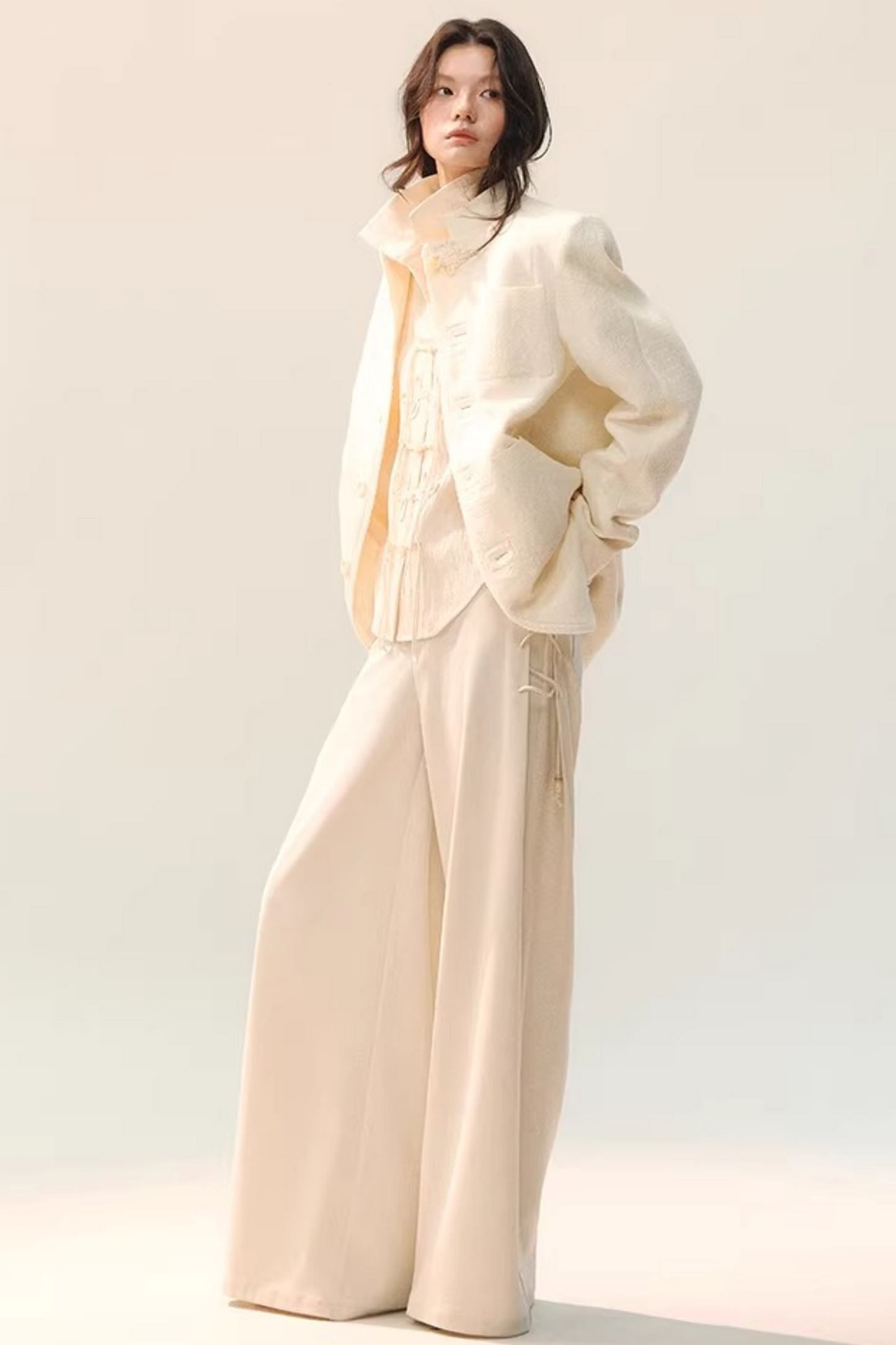 Pleated Shadow Shirt