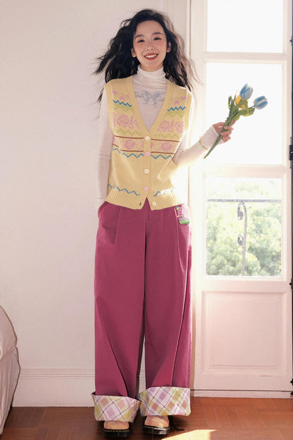 Autumn Style Knitted Vest