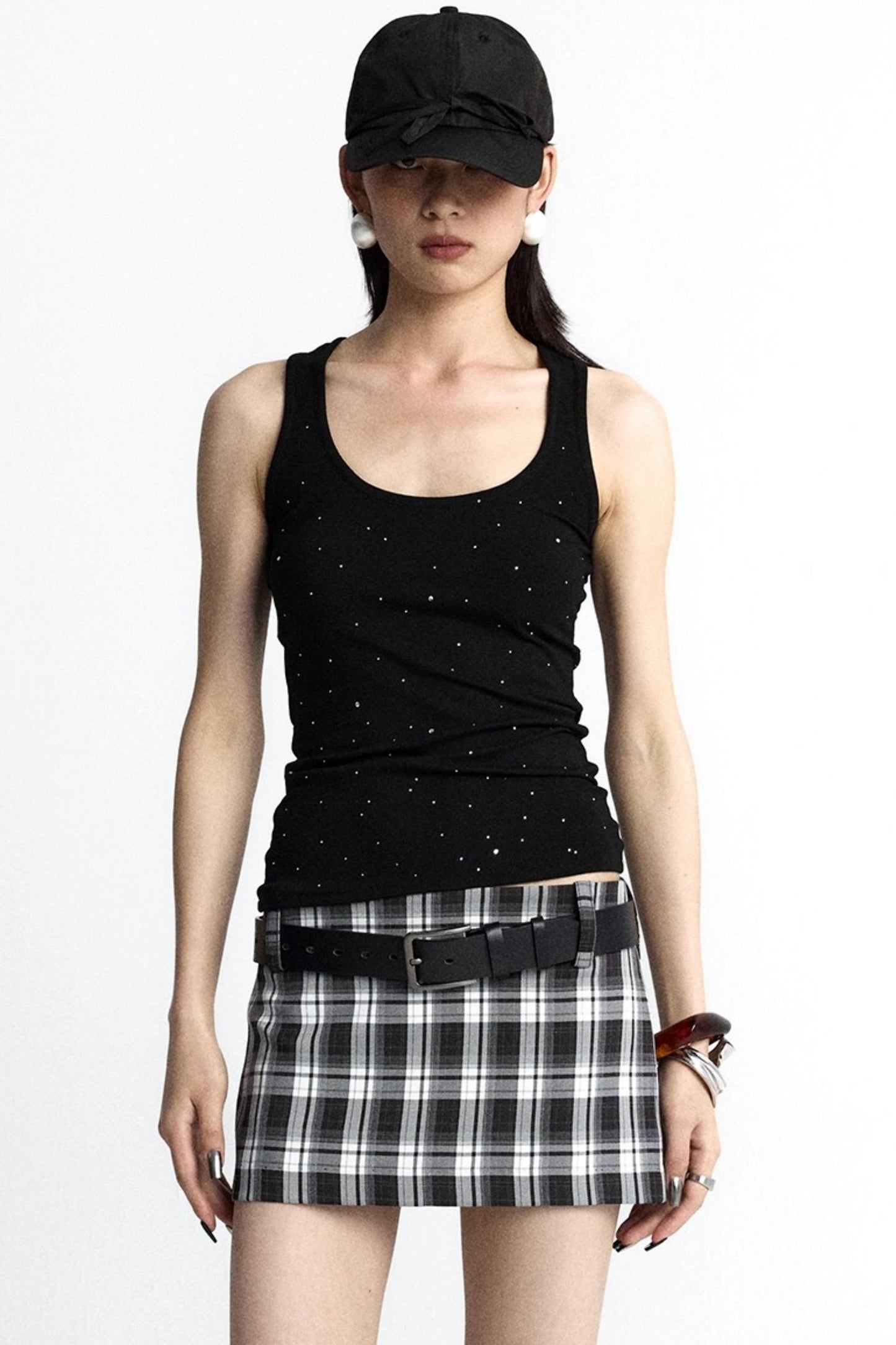 Starry Diamond Slim Racer Vest