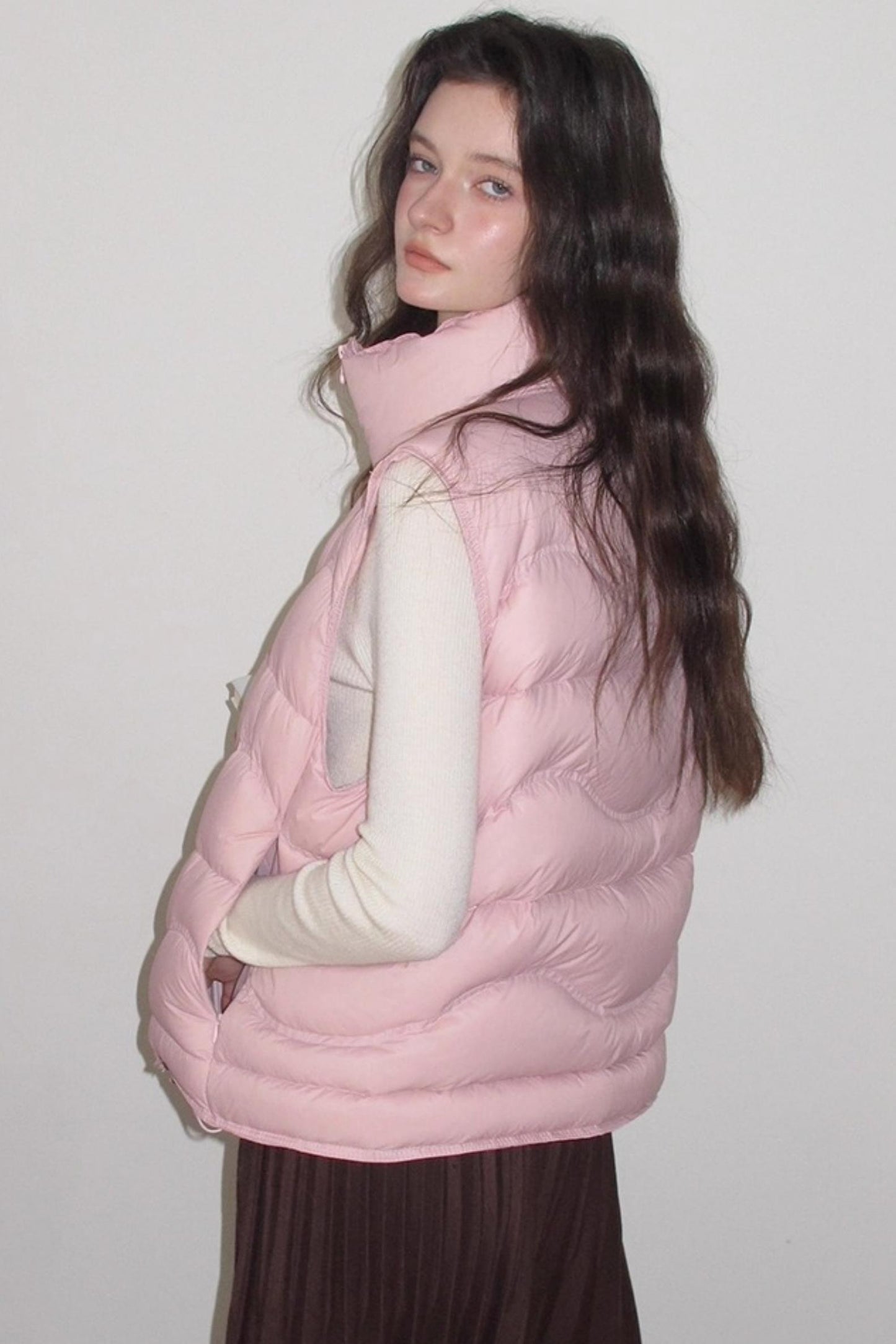 Moonlight Irregular Down Vest