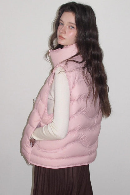 Moonlight Irregular Down Vest