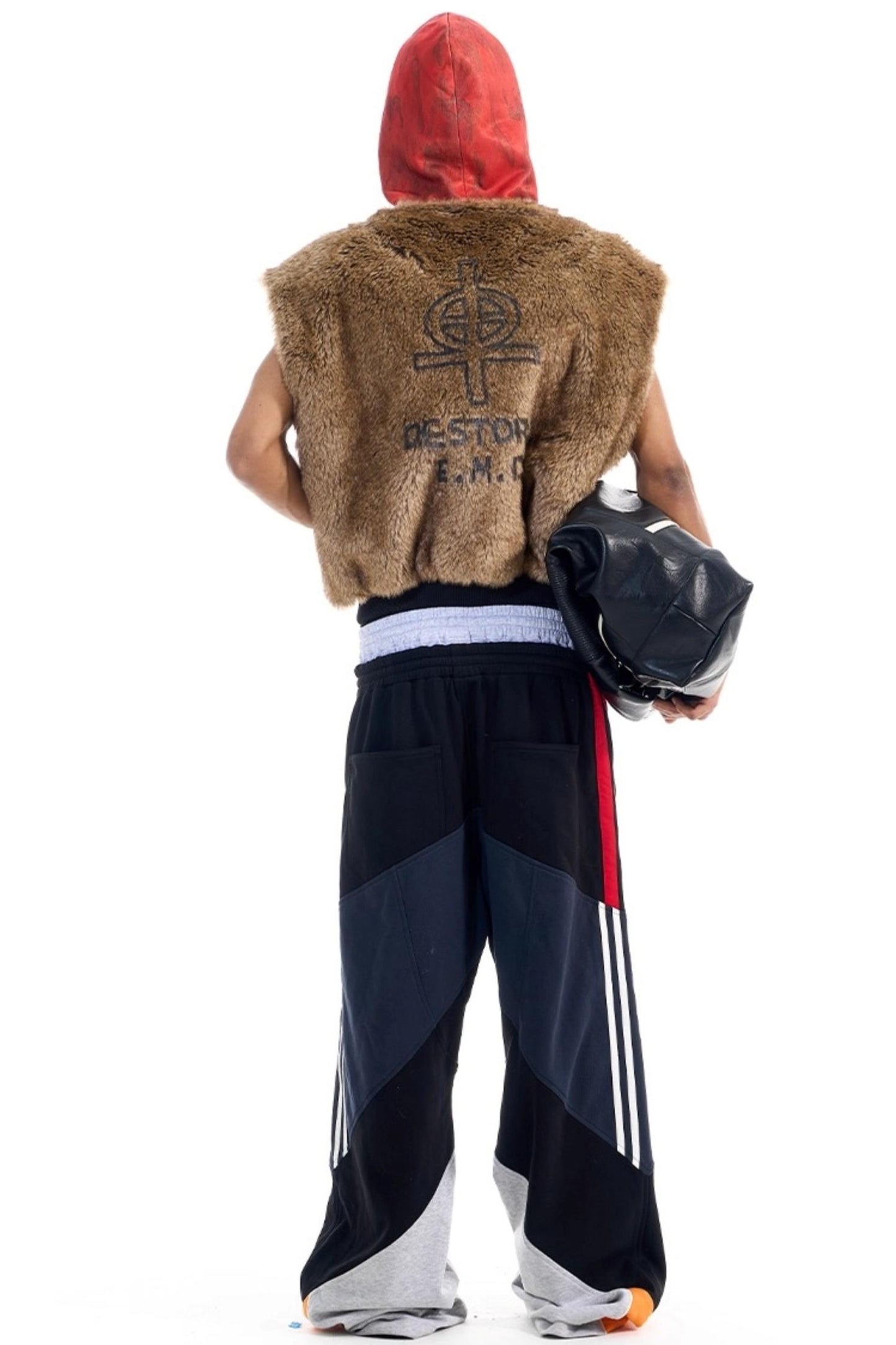 Patchwork Camouflage Hooded Jacket