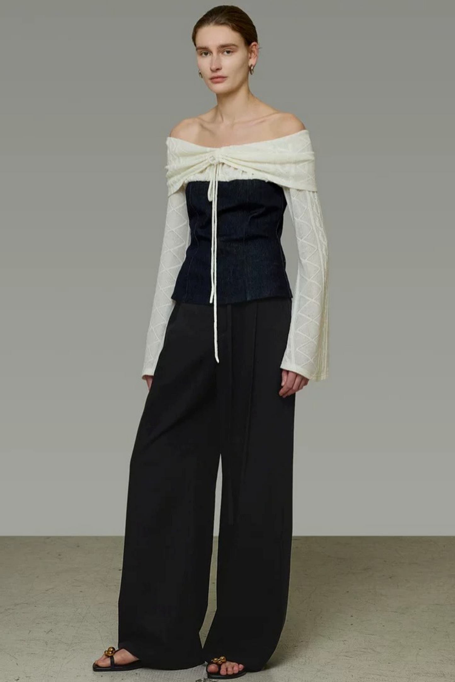 Unspoken Color-Blocked Knit Top