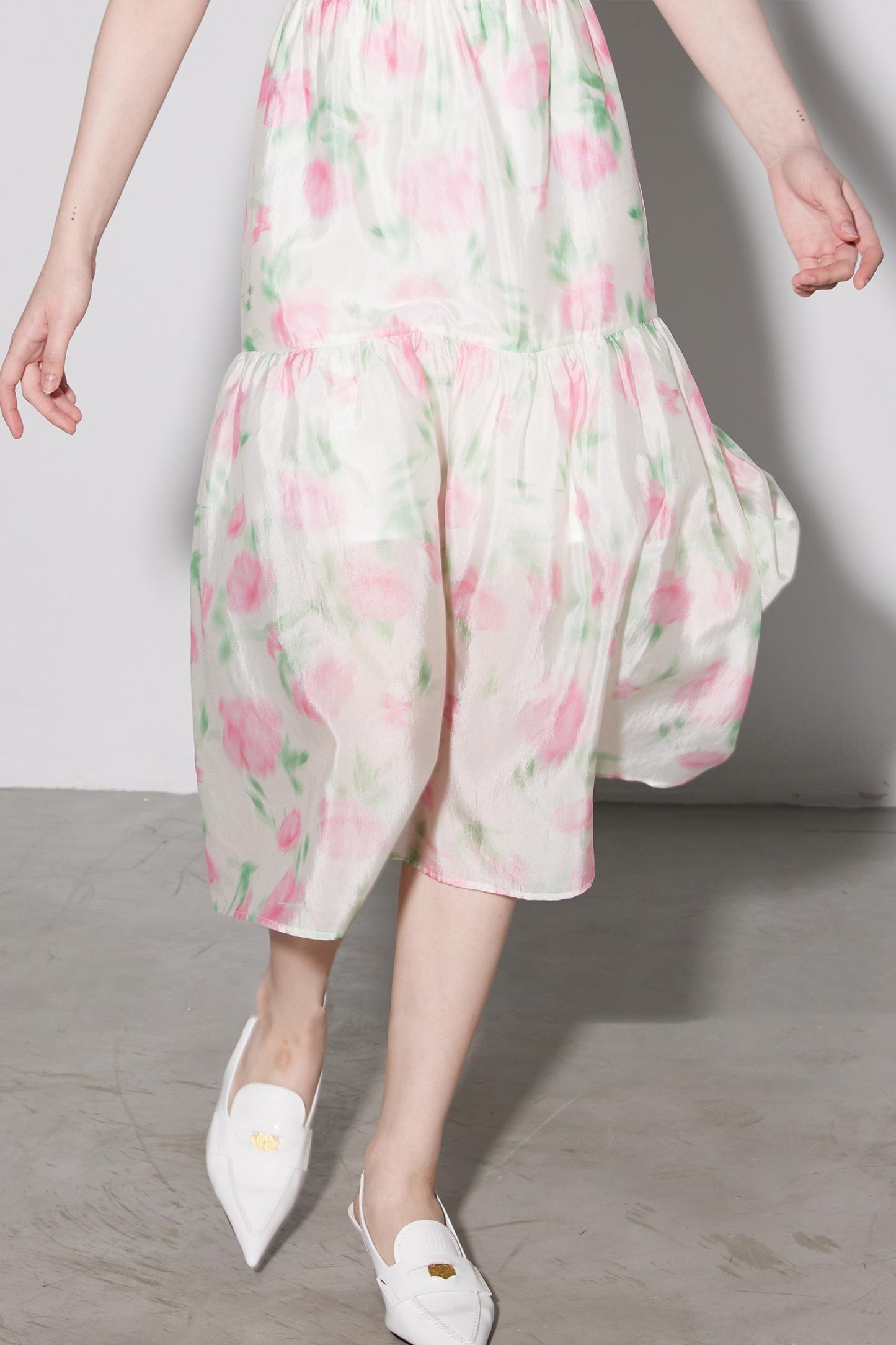 Luxe Copper Halter Dress