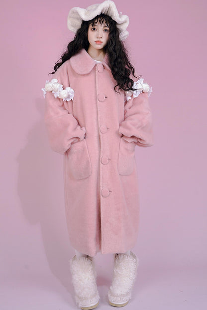 Cute Girl Warm Clip Cotton Coat