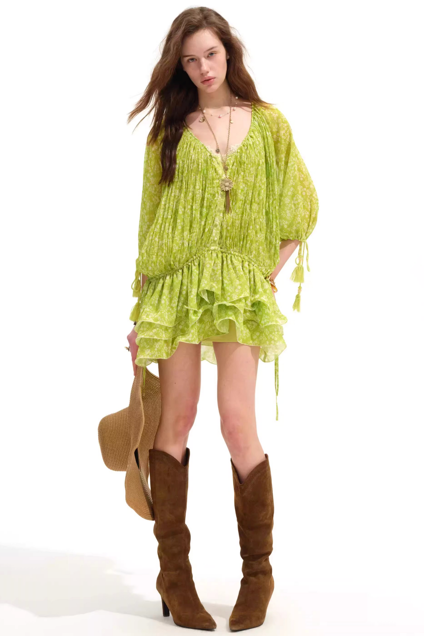 Midsummer Vine Floral Dress Set