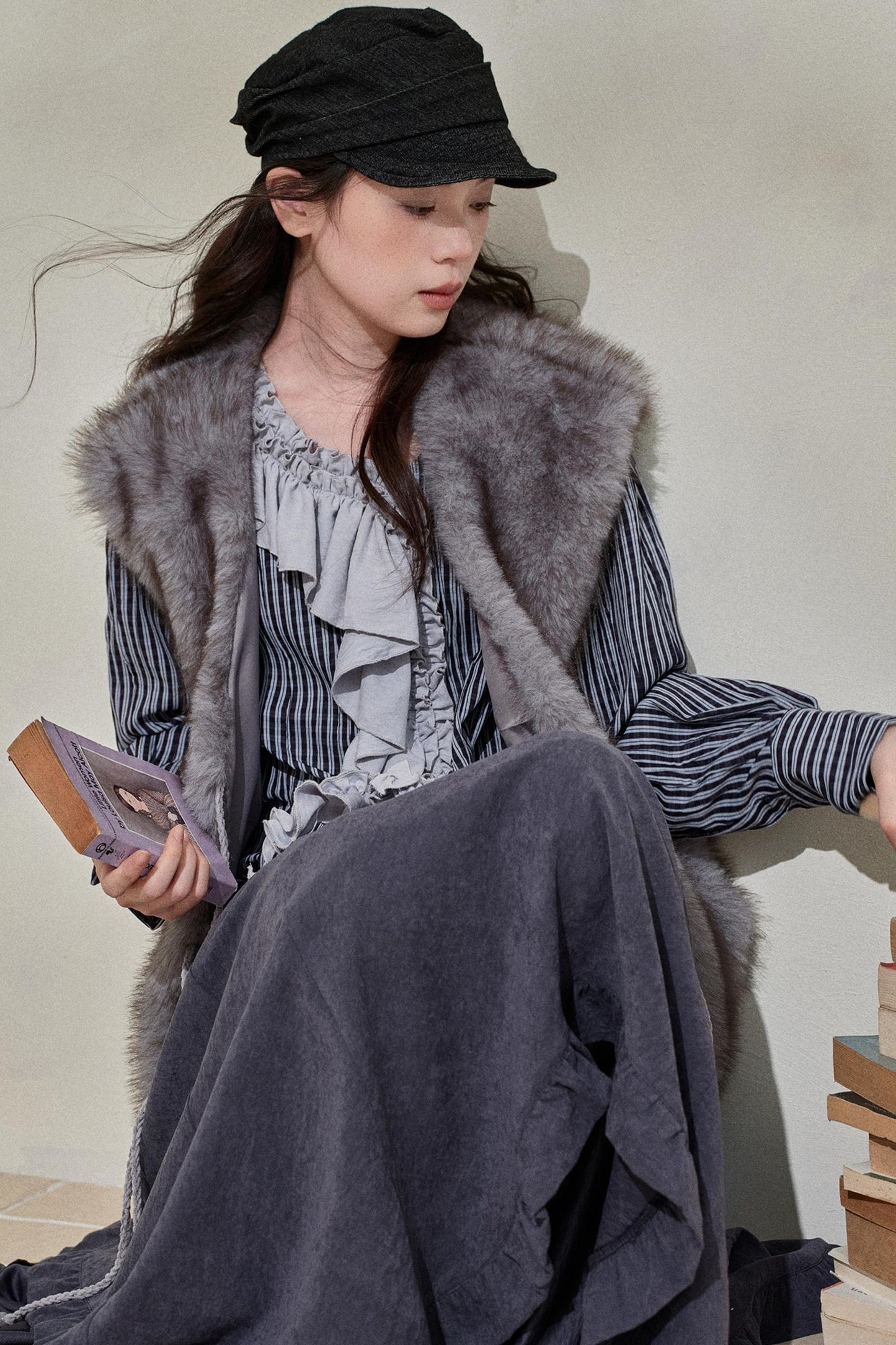 Eco-Friendly Faux Fur Vest