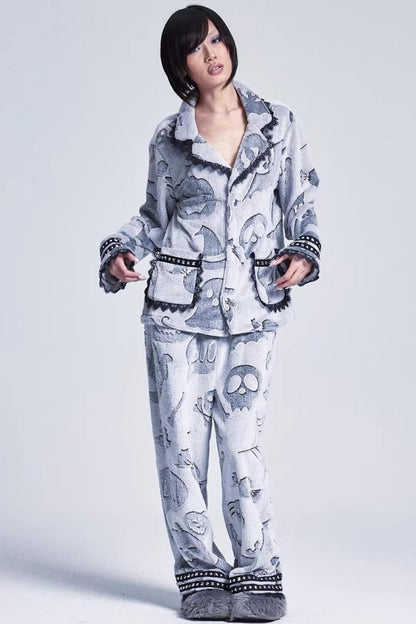 Double-Sided Velvet Pajama Set