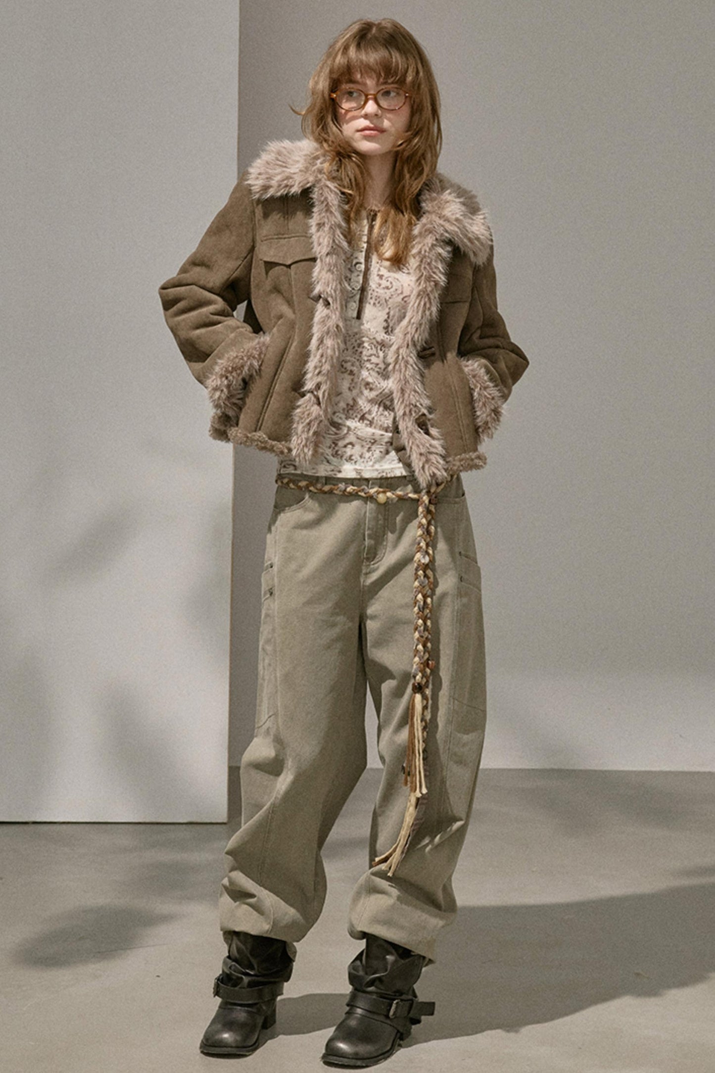 Luxury Riveted Casual Pants