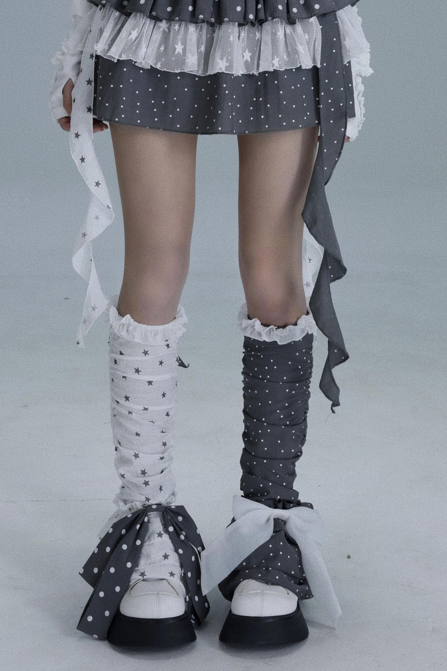 Vintage Polka Dot Leg Warmers