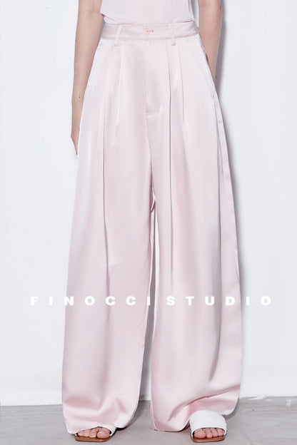 Breeze Pleat Wide-Leg Pants