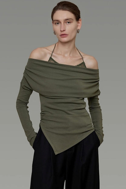 Autumn Knitted versatile high-end Top