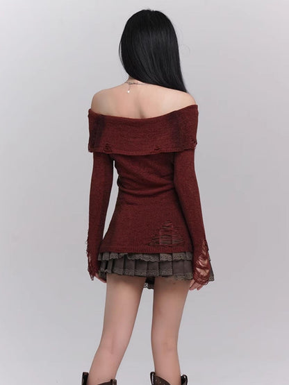 High-End Knitwear Top