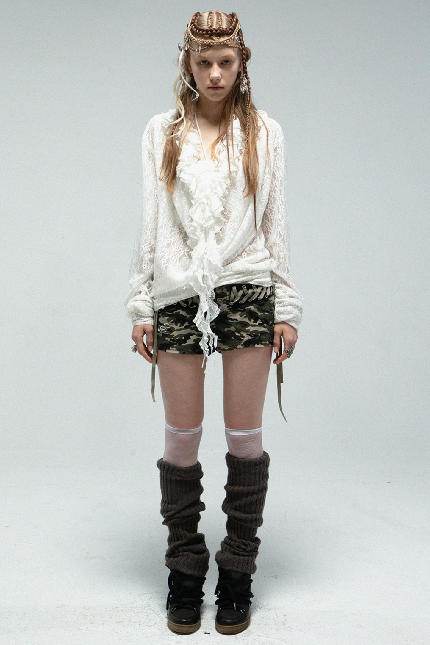 Loose Fit Lace Shirt