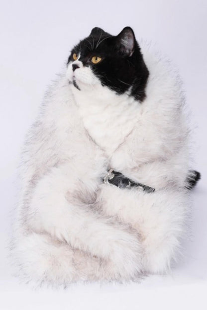 Heavy Industry Plush Patchwork Scarf