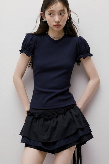 Cleanfit Puff Sleeve T-Shirt