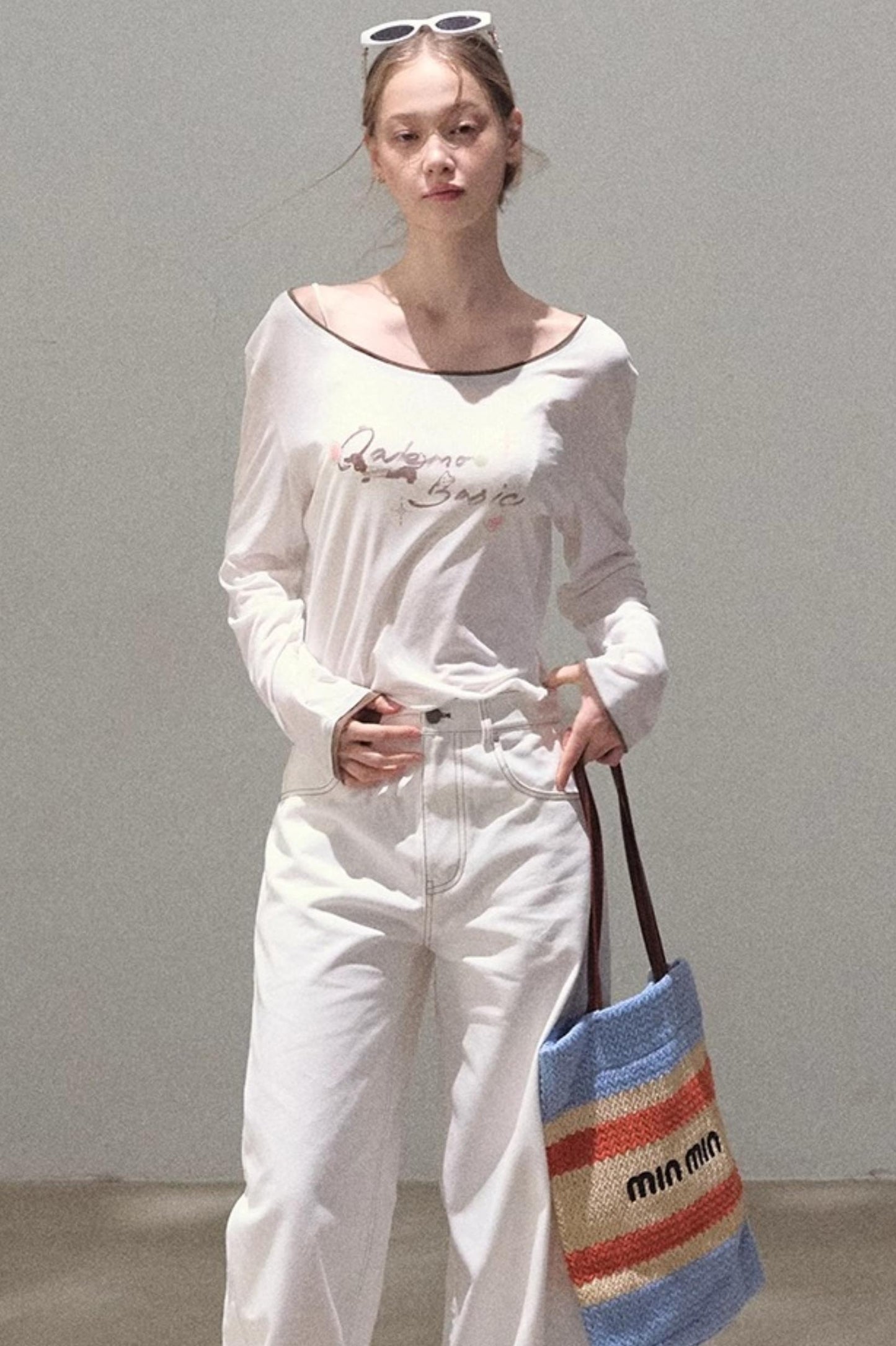 Tencel Blend Cowl Knit Top