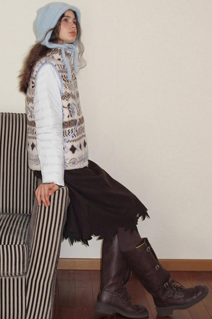 Sea Salt Cocoa Faux Shearling Jacket Set-Up