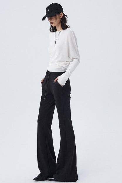 Ourhour Loose Long-Sleeved Sweatshirt