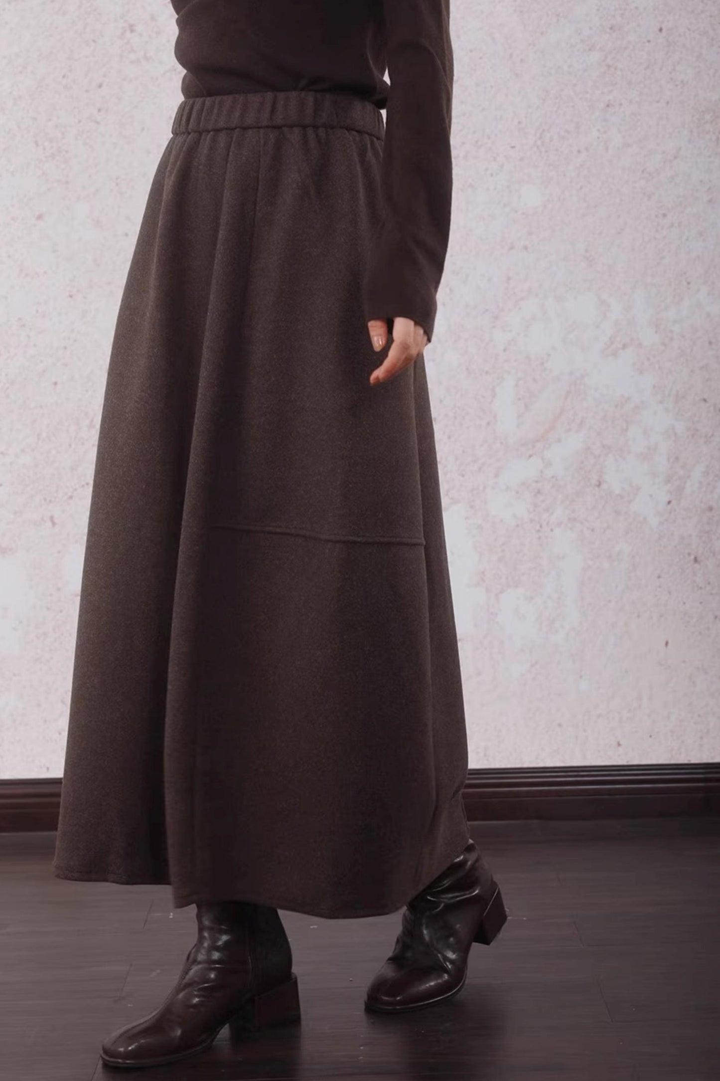 Literary Tweed Flare Skirt