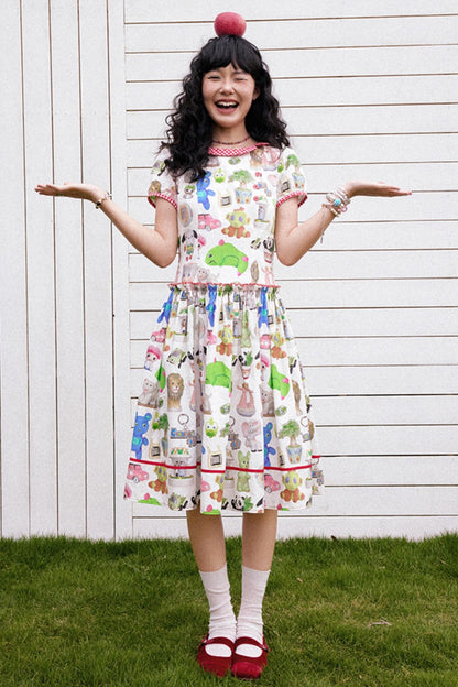 Unique Vintage Summer Dress