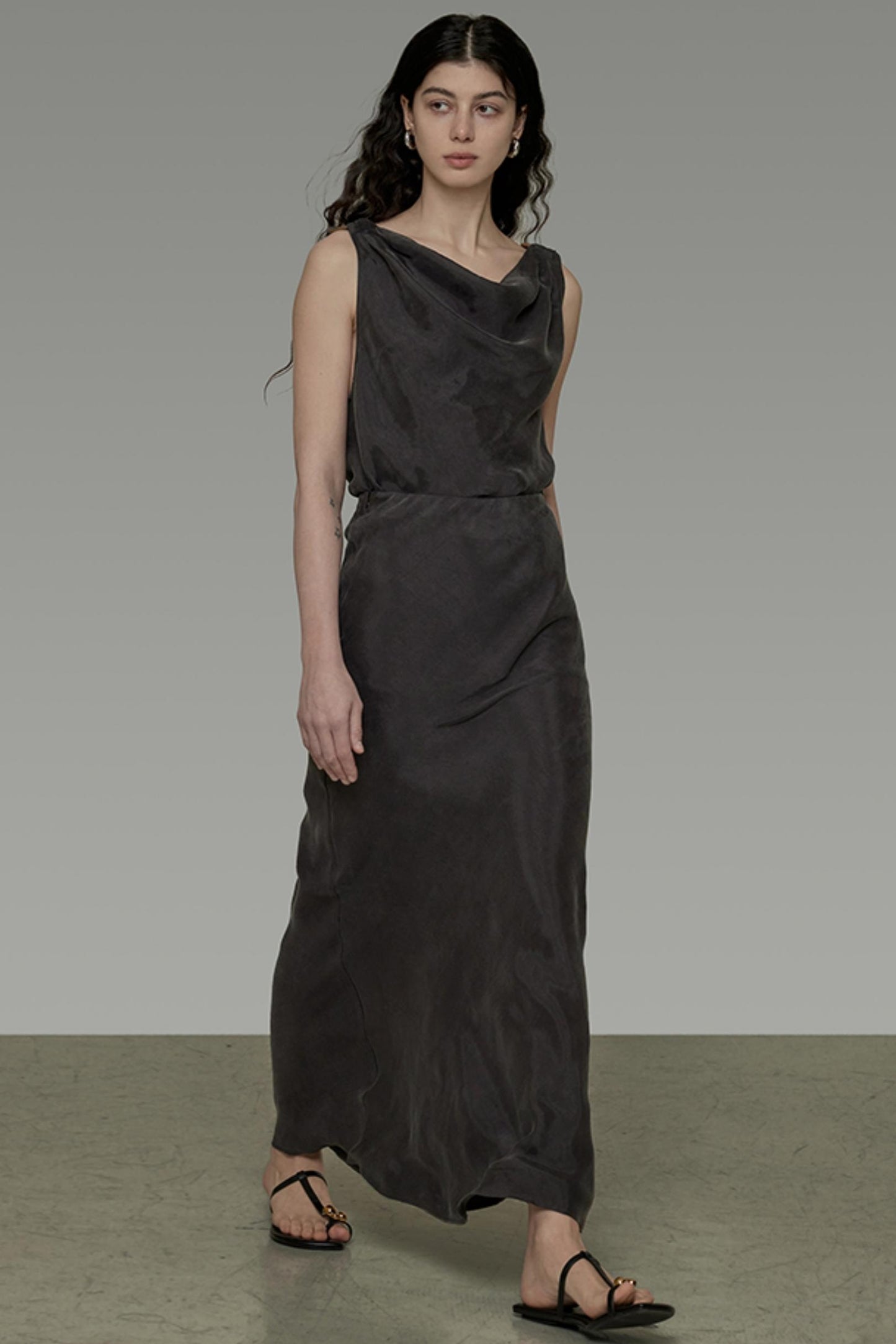 Summer Breeze Draped Two-Piece Set-Up