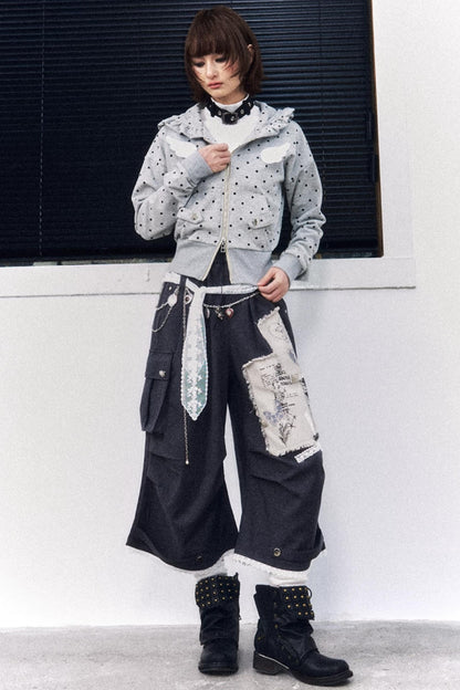 Vintage Lace Patchwork Pants