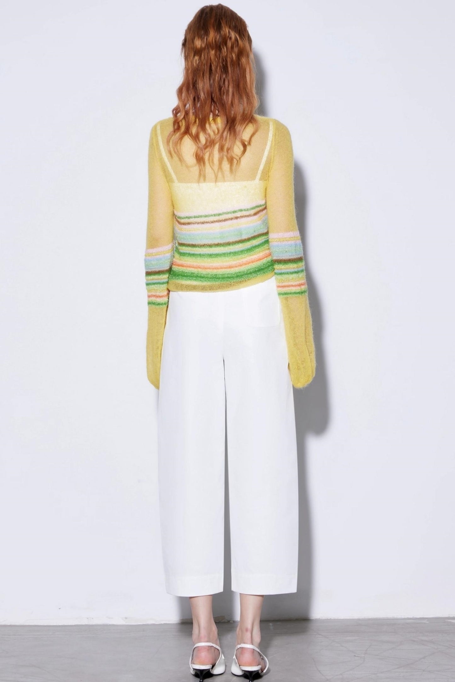 Slimming High-Waisted Wide-Leg Pants