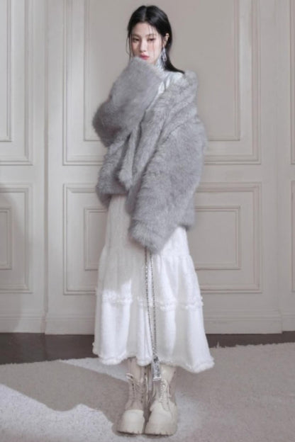 Frost Gray Blue Reversible Jacket