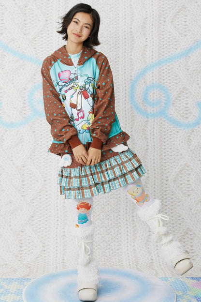 Corduroy Wings Autumn Skirt