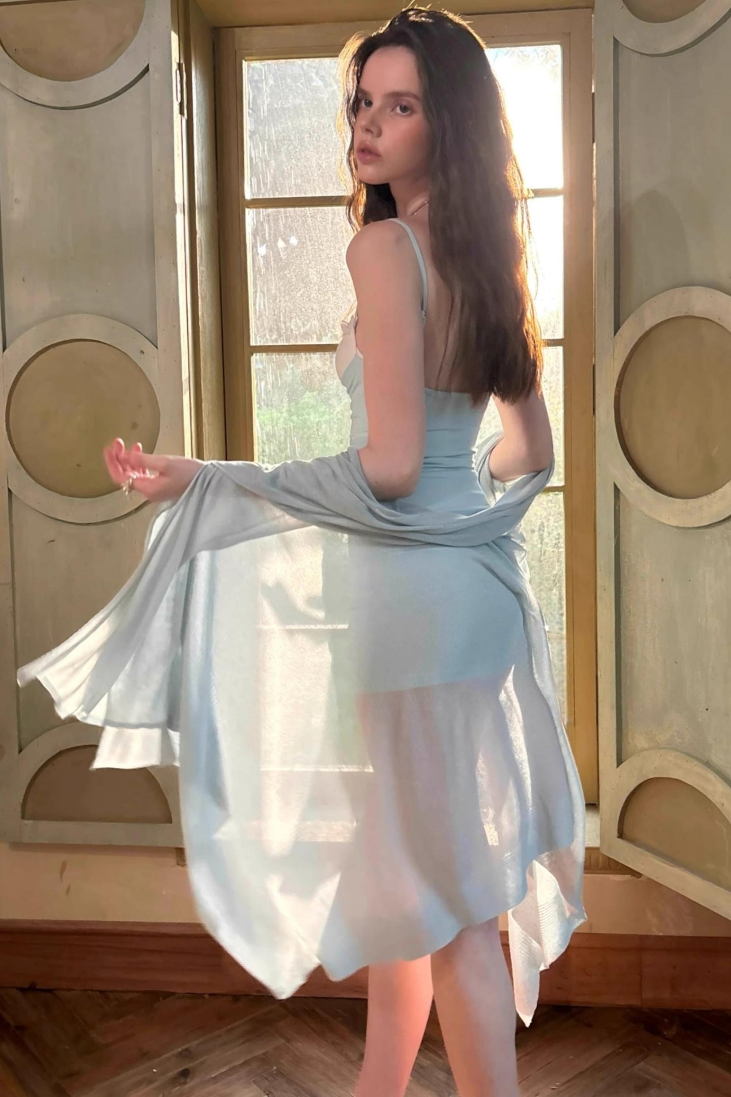 Sweet Tencel Slimming Dress