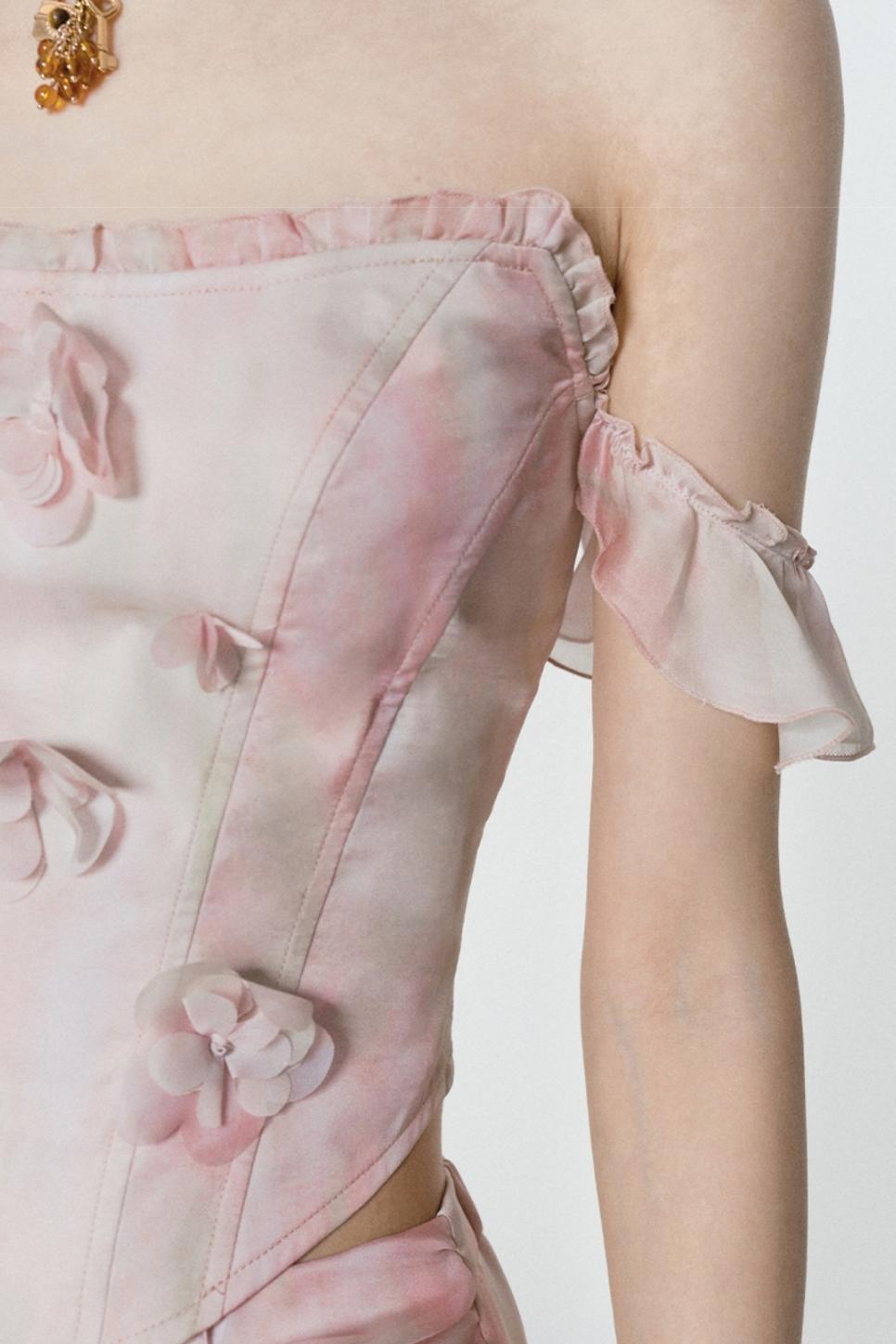 Floral Halter Skirt Set-Up