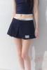 Navy Blue - Skirt (Embroidered Label)