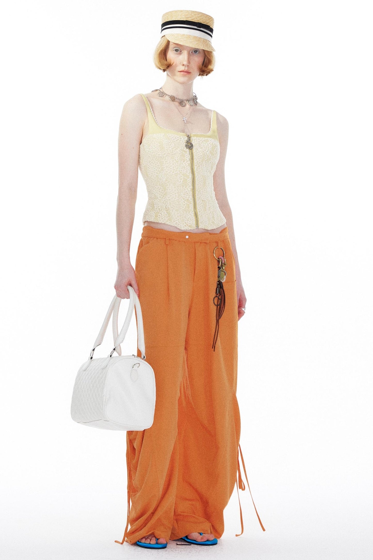 Light Yellow Lace Camisole