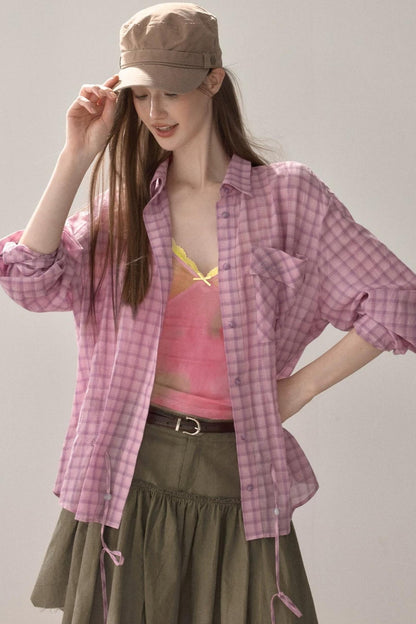 Summer Versatile Plaid Shirt