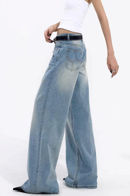 Starry Sky Gemstone Jeans