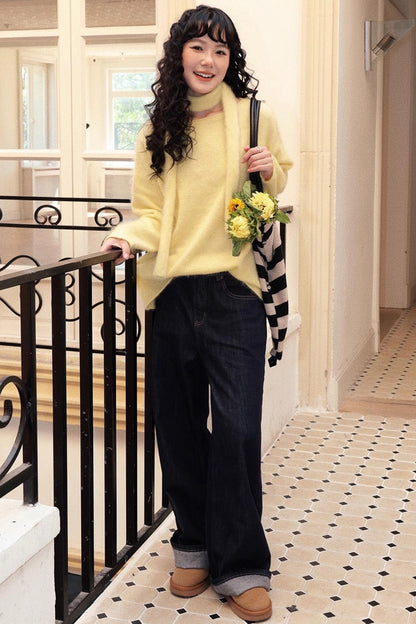 Pure Wool Dessert Roll Sweater